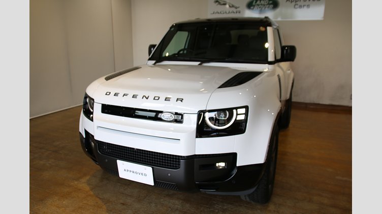 2025 認定中古車 Land Rover Defender 90 フジホワイト D350 ディーゼルマイルドハイブリッド X-Dynamic HSE