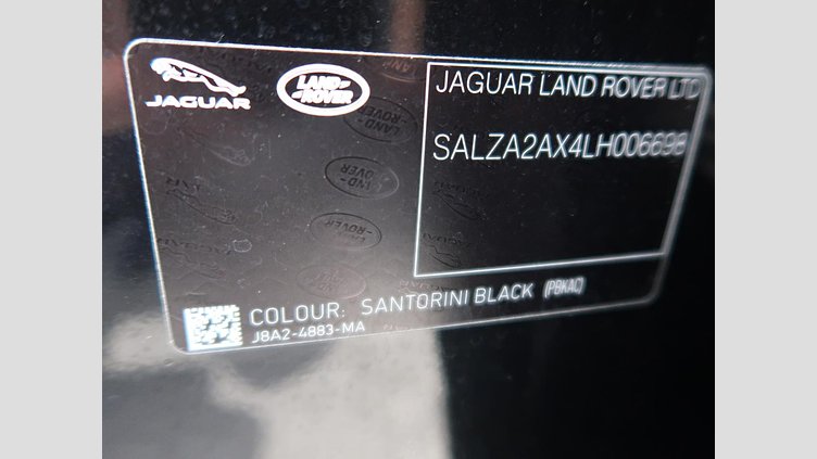 2019 認定中古車 Land Rover Range Rover Evoque サントリーニブラック P250 R-DYNAMIC S