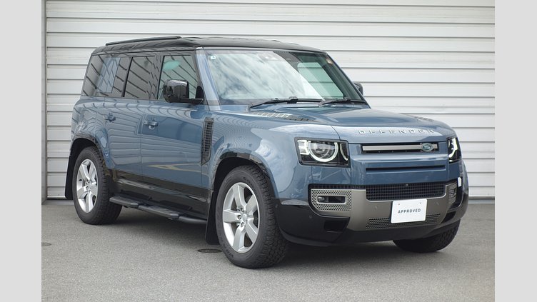 2025 認定中古車 Land Rover Defender 110 タスマンブルー P300 ガソリン X-Dynamic SE