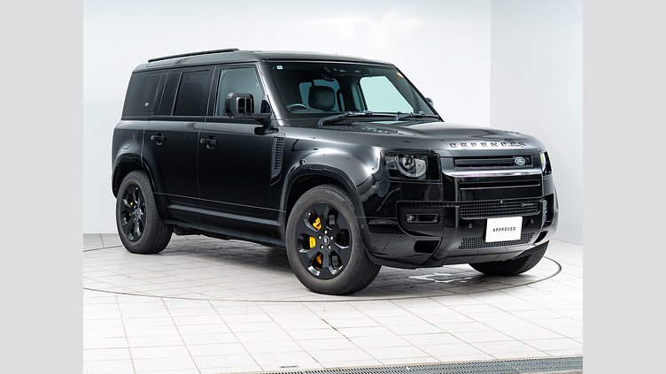 2022 認定中古車 Land Rover Defender 110 サントリーニブラック D300 AWD（AT） X-DYNAMIC HSE　D300　エアサスペンション