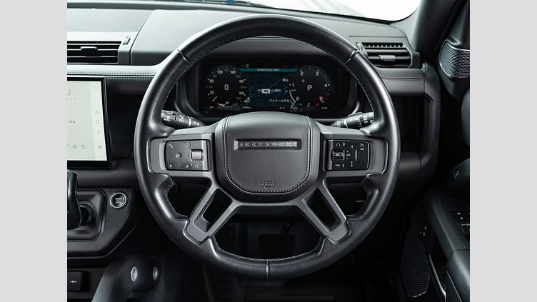 2022 認定中古車 Land Rover Defender 110 サントリーニブラック D300 AWD（AT） X-DYNAMIC HSE　D300　エアサスペンション