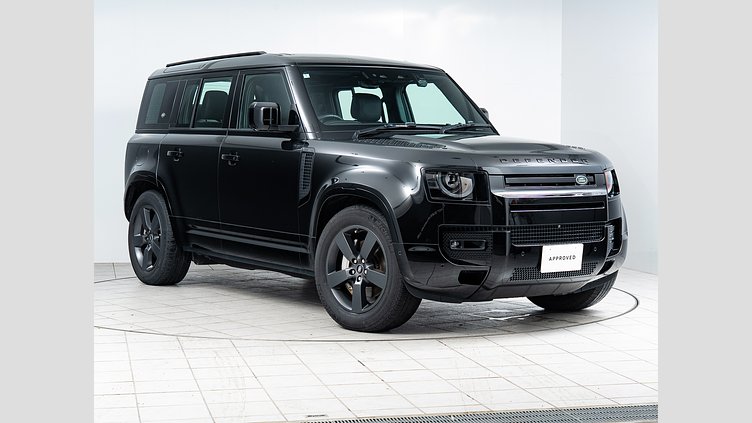 2023 認定中古車 Land Rover Defender 110 サントリーニブラック D300 AWD（AT） X-DYNAMIC HSE D300 エアサスペンション