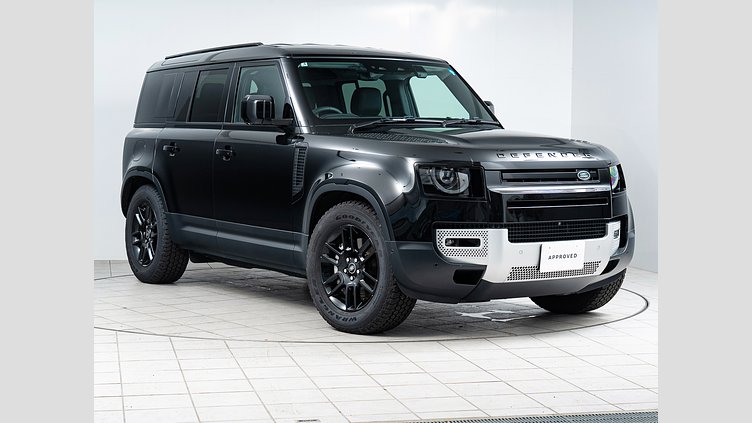 2025 認定中古車 Land Rover Defender 110 サントリーニブラック D350 ディーゼルマイルドハイブリッド S　D350　エアサスペンション