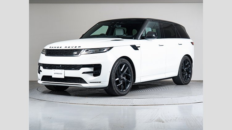 2023 認定中古車 Land Rover Range Rover Sport フジホワイト 3.0リッター6気筒300PSターボチャージドディーゼルMHEV（オートマチック） DYNAMIC HSE