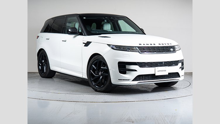 2023 認定中古車 Land Rover Range Rover Sport フジホワイト 3.0リッター6気筒300PSターボチャージドディーゼルMHEV（オートマチック） DYNAMIC HSE