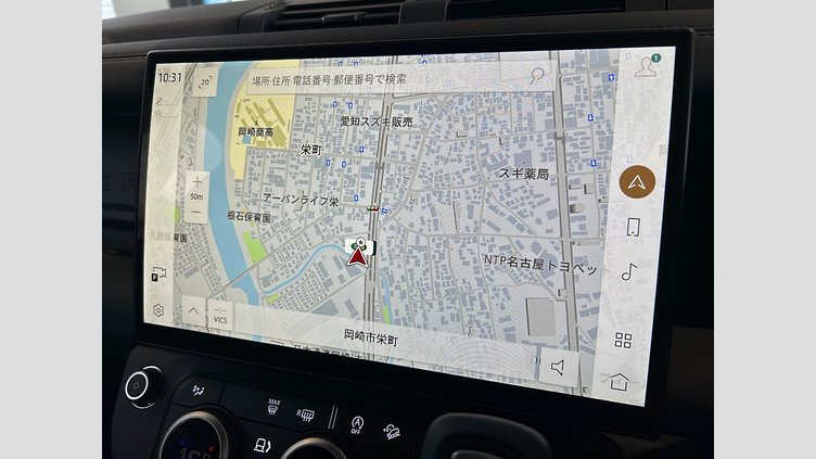 2025 認定中古車 Land Rover Defender 110 サントリーニブラック D350 ディーゼルマイルドハイブリッド X-Dynamic SE
