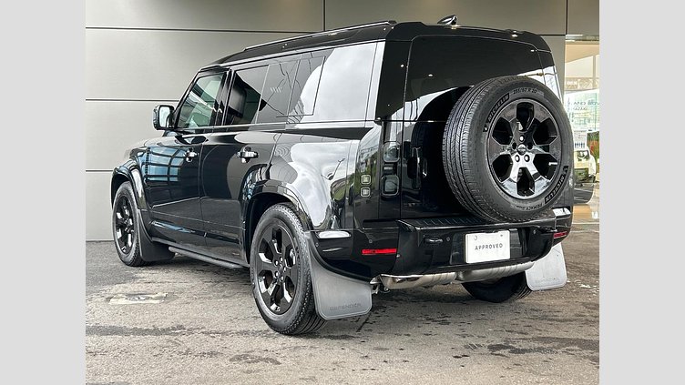2025 認定中古車 Land Rover Defender 110 サントリーニブラック D350 ディーゼルマイルドハイブリッド X-Dynamic SE