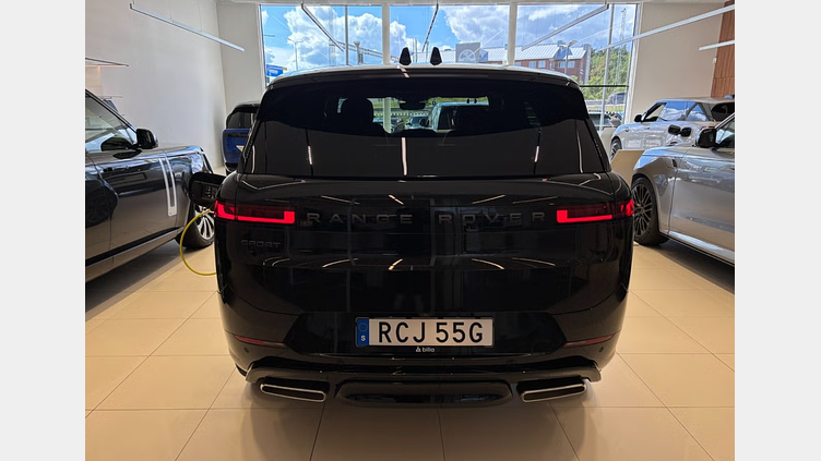 2025 Ny Land Rover Range Rover Sport Santorini Black P460e Bensin Plug-in Hybrid Kort hjulbas (SWB) Dynamic SE
