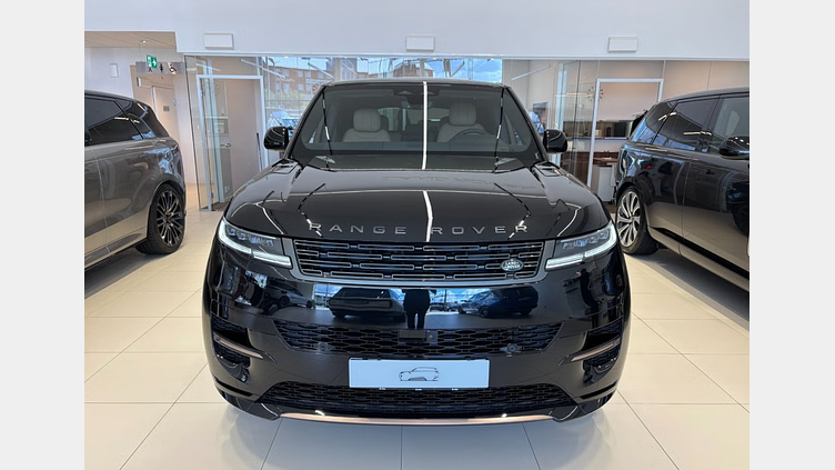 2025 Ny Land Rover Range Rover Sport Santorini Black P460e Bensin Plug-in Hybrid Kort hjulbas (SWB) Dynamic SE