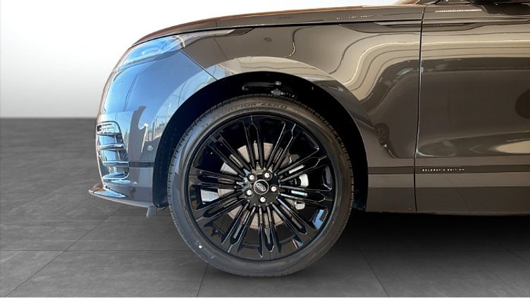 2026 Ny Land Rover Range Rover Velar Carpathian Grey (grå färg) P400 Bensin Mild Hybrid Kort hjulbas (SWB) Belgravia Edition