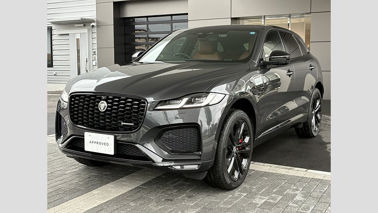 2024 認定中古車 Jaguar F-Pace カルパチアングレイ P400e ガソリン プラグインハイブリッド R-DYNAMIC SE