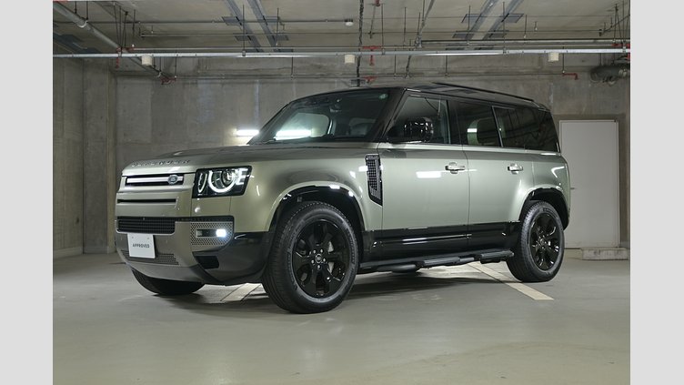 2024 認定中古車 Land Rover Defender 110 パンゲアグリーン D350 ディーゼルマイルドハイブリッド X-Dynamic HSE