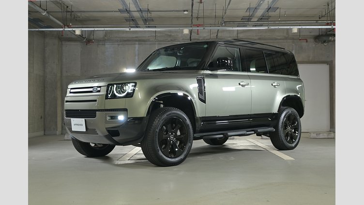 2024 認定中古車 Land Rover Defender 110 パンゲアグリーン D350 ディーゼルマイルドハイブリッド X-Dynamic HSE