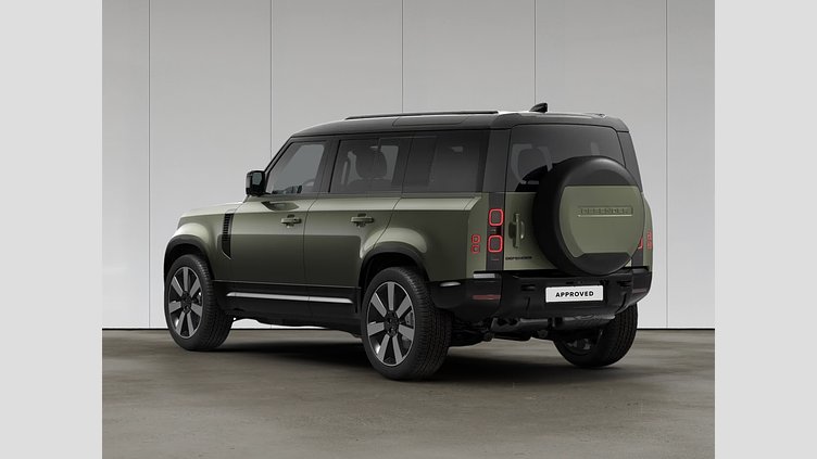 2025 Approved Land Rover Defender 110 Woolstone Green D350 mild hybrid dízelmotor X-Dynamic HSE