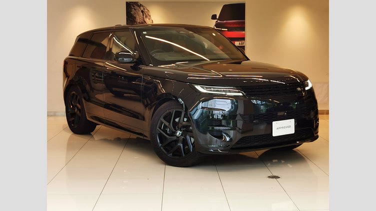 2025 認定中古車 Land Rover Range Rover Sport サントリーニブラック D300マイルドハイブリッド スタンダードホイールベース Dynamic HSE