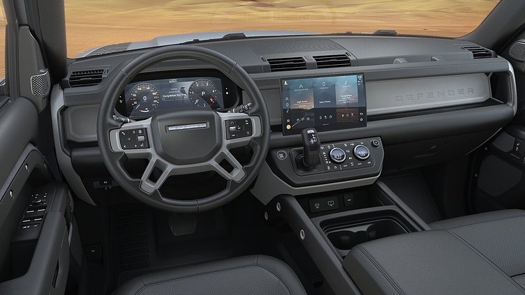 2023 認定中古車 Land Rover Defender 110 アイガーグレイ D300 AWD（AT） X-DYNAMIC HSE D300 エアサスペンション