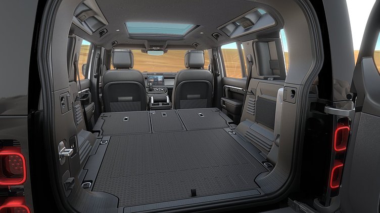2023 認定中古車 Land Rover Defender 110 アイガーグレイ D300 AWD（AT） X-DYNAMIC HSE D300 エアサスペンション