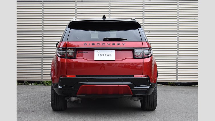 2024 認定中古車 Land Rover Discovery Sport フィレンツェレッド プラグインハイブリッド（ガソリン） 標準ホイール Dynamic HSE