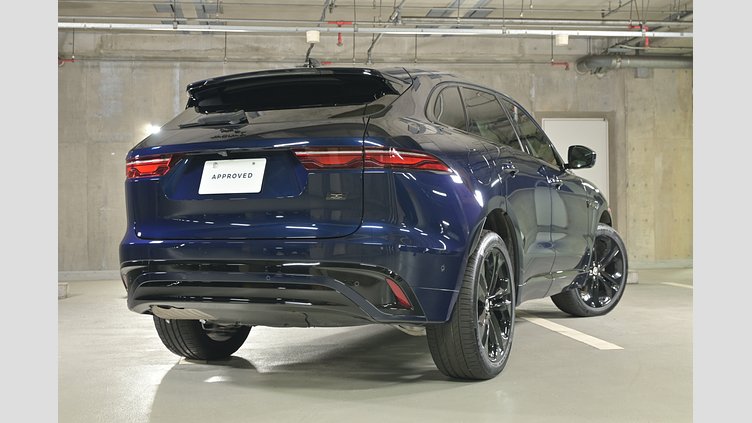 2024 認定中古車 Jaguar F-Pace ポルトフィーノブルー D200 ディーゼル マイルドハイブリッド R-DYNAMIC SE