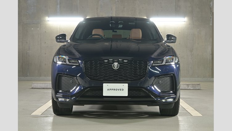 2024 認定中古車 Jaguar F-Pace ポルトフィーノブルー D200 ディーゼル マイルドハイブリッド R-DYNAMIC SE