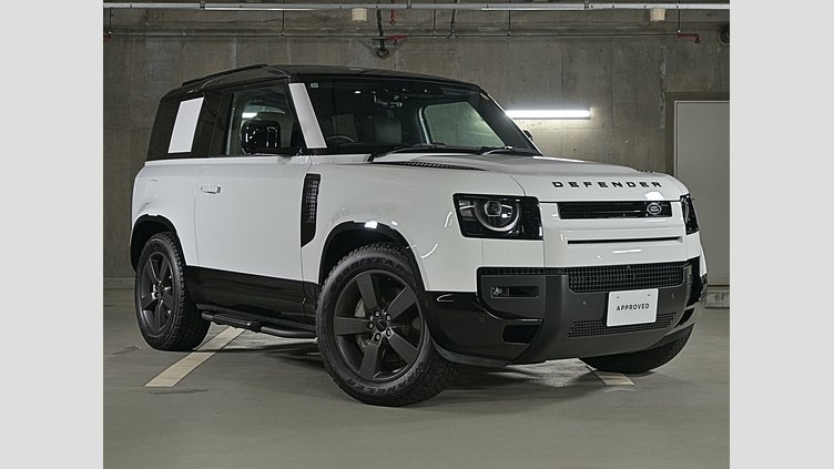 2025 認定中古車 Land Rover Defender 90 フジホワイト D350 ディーゼルマイルドハイブリッド X-Dynamic HSE