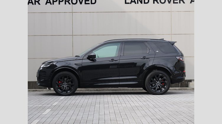 2024 認定中古車 Land Rover Discovery Sport サントリーニブラック D200マイルドハイブリッド（ディーゼル） 標準ホイール DYNAMIC SE