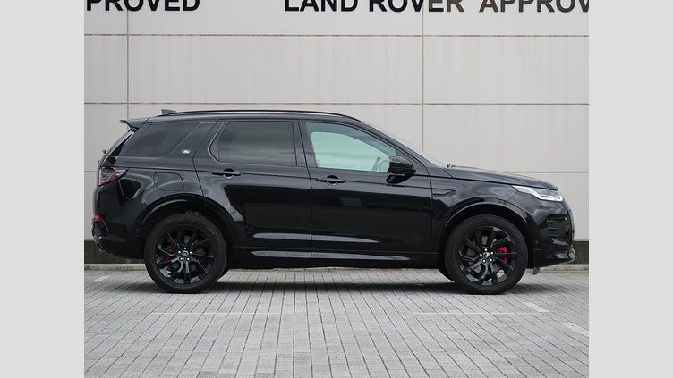 2024 認定中古車 Land Rover Discovery Sport サントリーニブラック D200マイルドハイブリッド（ディーゼル） 標準ホイール DYNAMIC SE