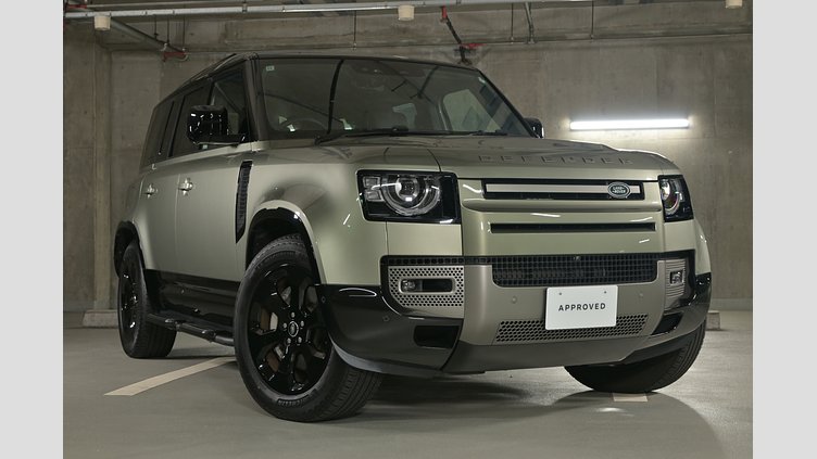 2024 認定中古車 Land Rover Defender 110 パンゲアグリーン D350 ディーゼルマイルドハイブリッド X-Dynamic HSE