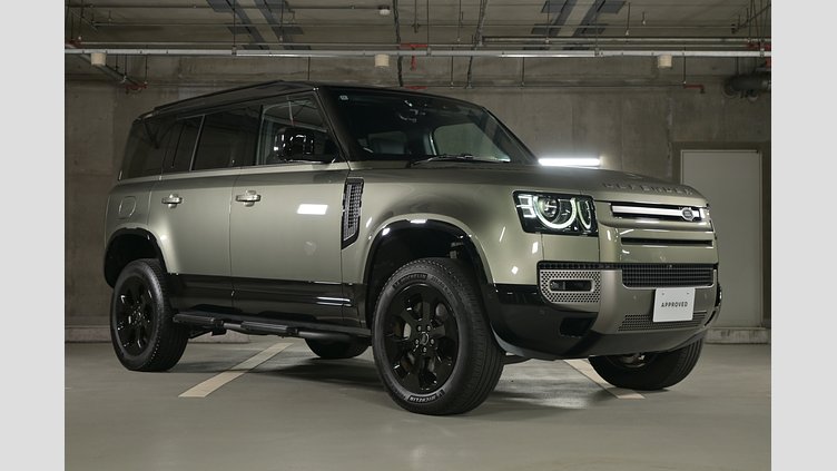 2024 認定中古車 Land Rover Defender 110 パンゲアグリーン D350 ディーゼルマイルドハイブリッド X-Dynamic HSE