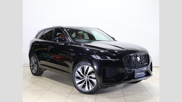 2022 認定中古車 Jaguar F-Pace Santorini Black 2.0L I4 Pet Mid DOHC AJ200 R SE P250