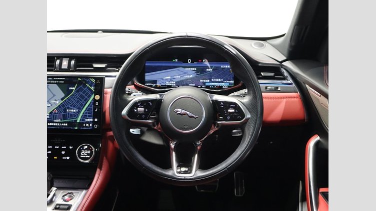 2022 認定中古車 Jaguar F-Pace Santorini Black 2.0L I4 Pet Mid DOHC AJ200 R SE P250