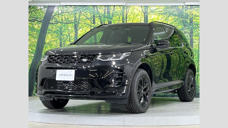 2025 認定中古車 Land Rover Discovery Sport サントリーニブラック D200マイルドハイブリッド（ディーゼル） 標準ホイール Landmark