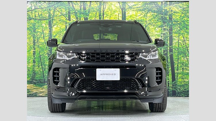 2025 認定中古車 Land Rover Discovery Sport サントリーニブラック D200マイルドハイブリッド（ディーゼル） 標準ホイール Landmark