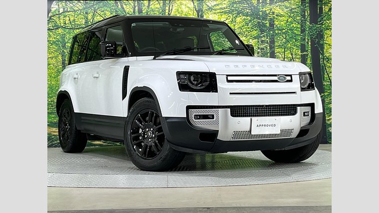 2025 認定中古車 Land Rover Defender 110 フジホワイト D350 ディーゼルマイルドハイブリッド S