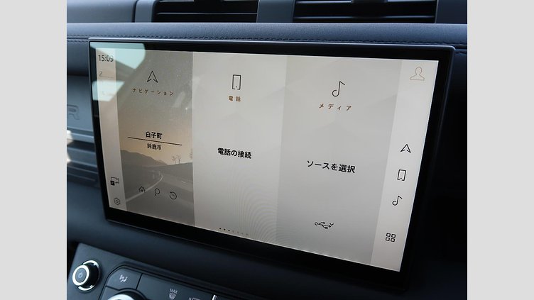 2025 認定中古車 Land Rover Defender 110 フジホワイト D350 ディーゼルマイルドハイブリッド S