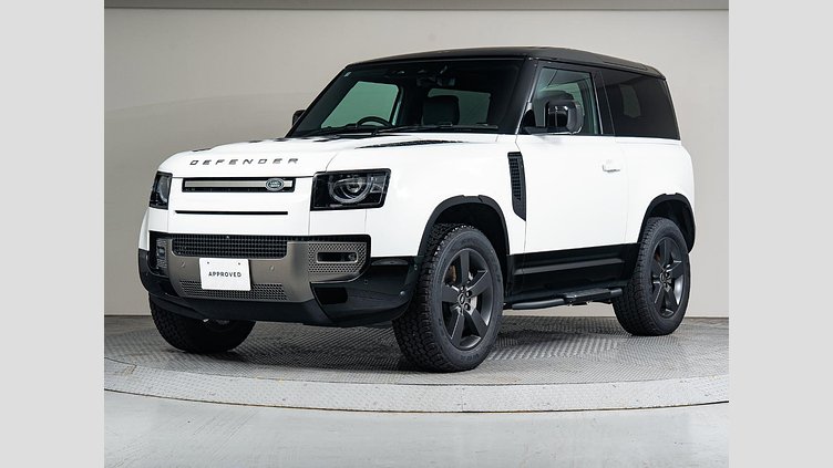 2025 認定中古車 Land Rover Defender 90 フジホワイト D350 ディーゼルマイルドハイブリッド X-Dynamic HSE