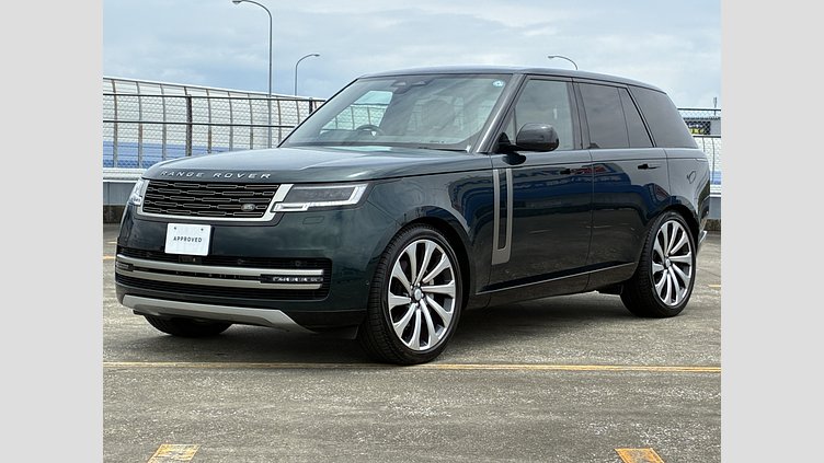 2023 認定中古車 Land Rover Range Rover ブリティッシュレーシンググリーン D300 AWD MHEV（AT） スタンダードホイールベース SE