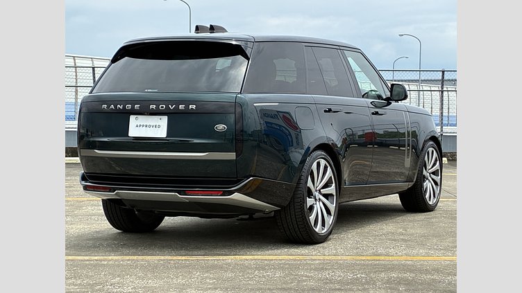 2023 認定中古車 Land Rover Range Rover ブリティッシュレーシンググリーン D300 AWD MHEV（AT） スタンダードホイールベース SE