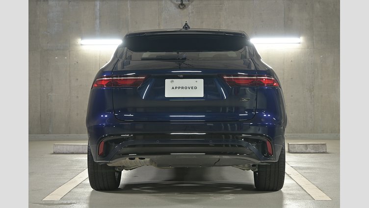 2025 認定中古車 Jaguar F-Pace ポルトフィーノブルー D200 ディーゼル マイルドハイブリッド R-DYNAMIC SE