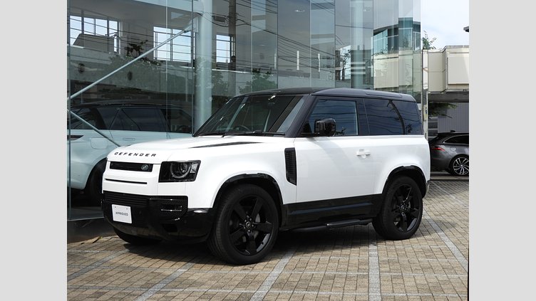 2024 認定中古車 Land Rover Defender 90 フジホワイト D350 ディーゼルマイルドハイブリッド X-Dynamic HSE