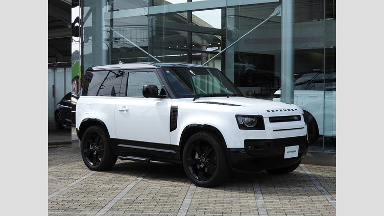 2024 認定中古車 Land Rover Defender 90 フジホワイト D350 ディーゼルマイルドハイブリッド X-Dynamic HSE