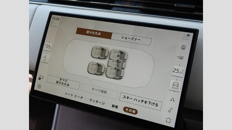 2025 認定中古車 Land Rover Range Rover サントリーニブラック D350 AWD MHEV（AT） スタンダードホイールベース Autobiography
