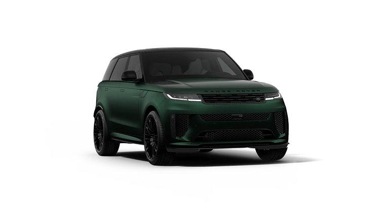 2026 New Land Rover Range Rover Sport British Racing Green in Satin finish P635 Petrol Mild Hybrid SV