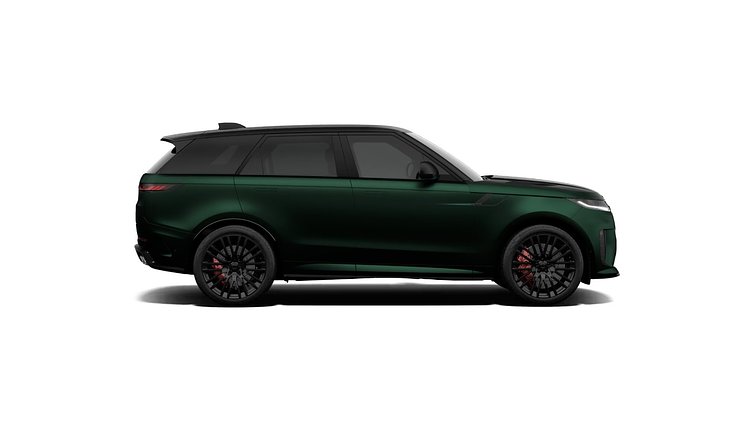 2026 New Land Rover Range Rover Sport British Racing Green in Satin finish P635 Petrol Mild Hybrid SV