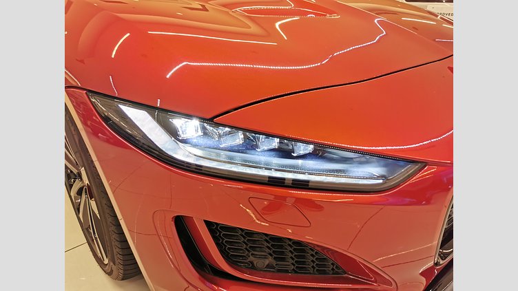 2022 認定中古車 Jaguar F-Type フィレンツェレッド P450 オートマチック 全輪駆動 F-TYPEクーペ R-DYNAMIC BLACK