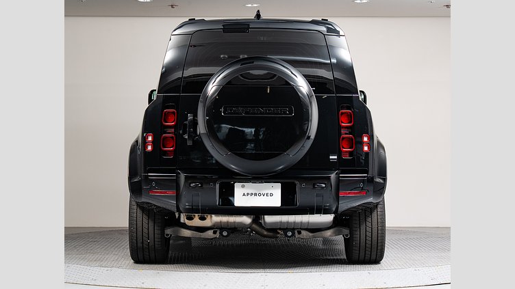 2025 認定中古車 Land Rover Defender 110 サントリーニブラック D350 ディーゼルマイルドハイブリッド X-Dynamic HSE