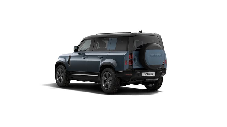 2025 認定中古車 Land Rover Defender 110 タスマンブルー D350 ディーゼルマイルドハイブリッド X-Dynamic HSE