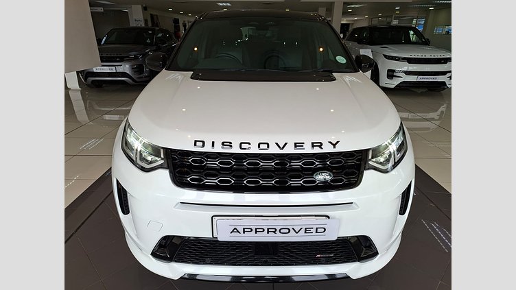 2023 Approved Land Rover Discovery Sport Ostuni Pearl White 2023 Land Rover Discovery Sport D200 Urban Edition in Ostuni Pearl combines a frugal 2.0 turbo diesel

- 2.0L i4 turbo diesel, 147 kW, 430 Nm, 0-100 km/h in 8.6 s, top speed 209 km/h


 2023