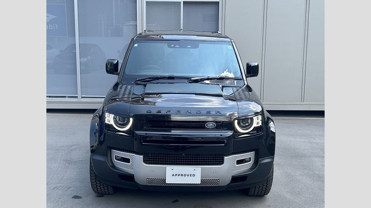2025 認定中古車 Land Rover Defender 110 サントリーニブラック D350 ディーゼルマイルドハイブリッド S