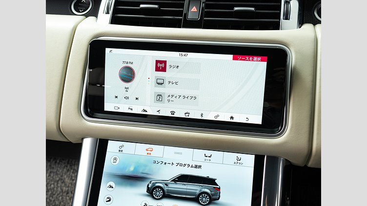 2021 認定中古車 Land Rover Range Rover Sport フジホワイト INGENIUM 3.0L 6気筒ガソリン MHEV 400PS HST